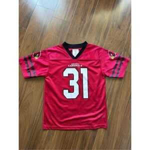 NFL Cardinals Johnson 31 red jersey youth L